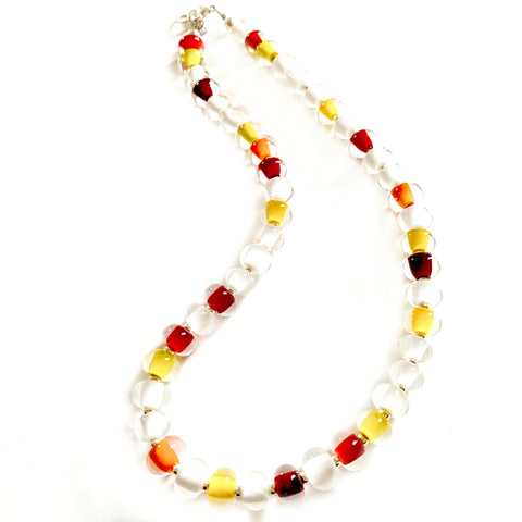 Glass Pearl Necklace - Chiefs