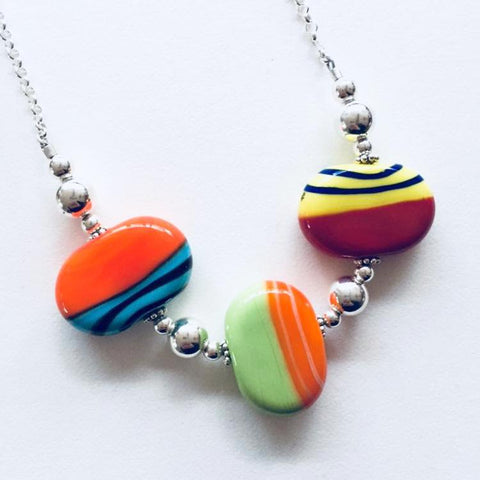 Flat Disk Necklace