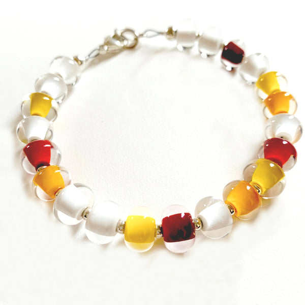 Glass Pearl Bracelet - Chiefs