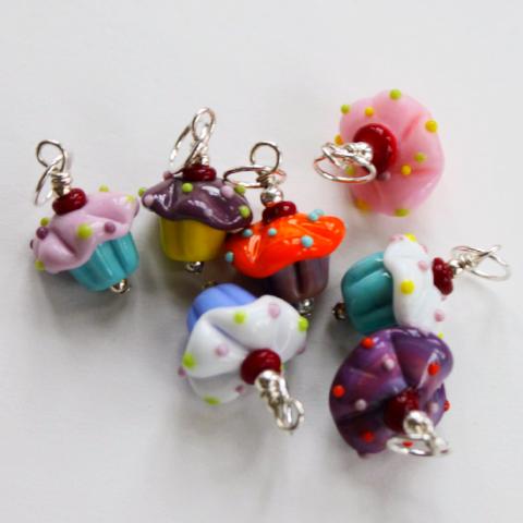 Cupcake Pendants
