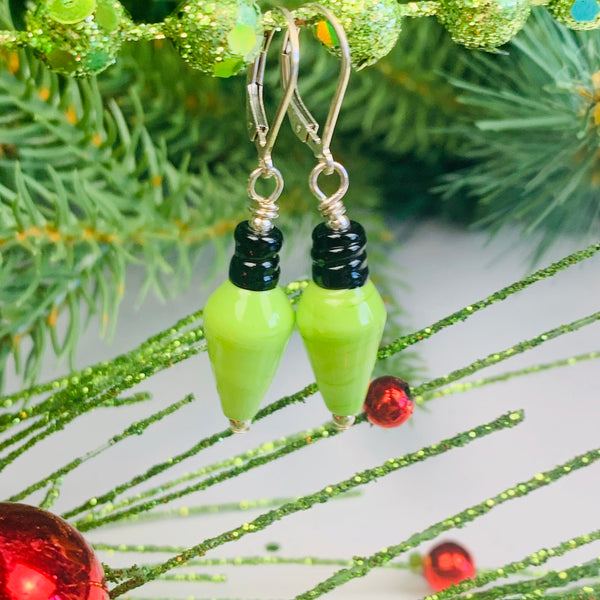 Christmas Light Earrings