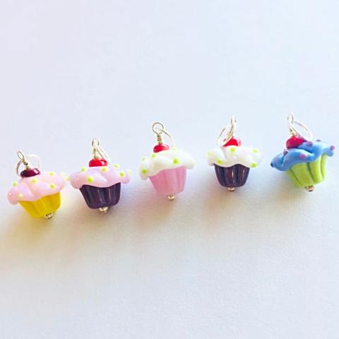 Cupcake Pendants