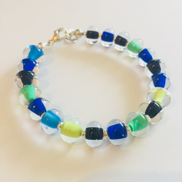 Glass Pearl Bracelets - Solid Colors