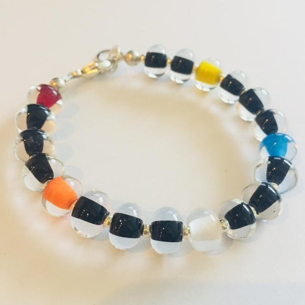 Glass Pearl Bracelets - Multicolored