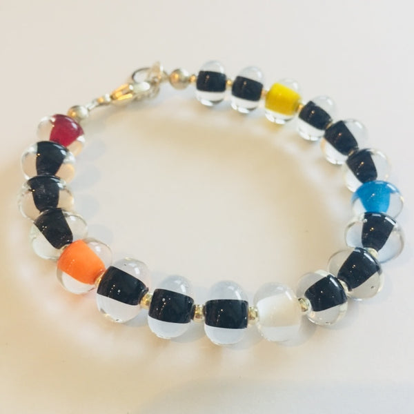 Glass Pearl Bracelets - Solid Colors