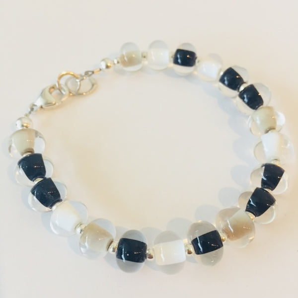 Glass Pearl Bracelets - Solid Colors