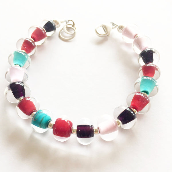 Glass Pearl Bracelets - Solid Colors