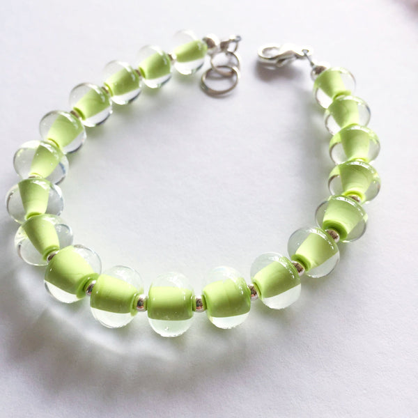 Glass Pearl Bracelets - Solid Colors