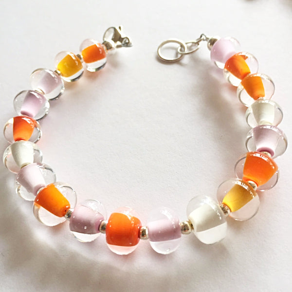 Glass Pearl Bracelets - Solid Colors