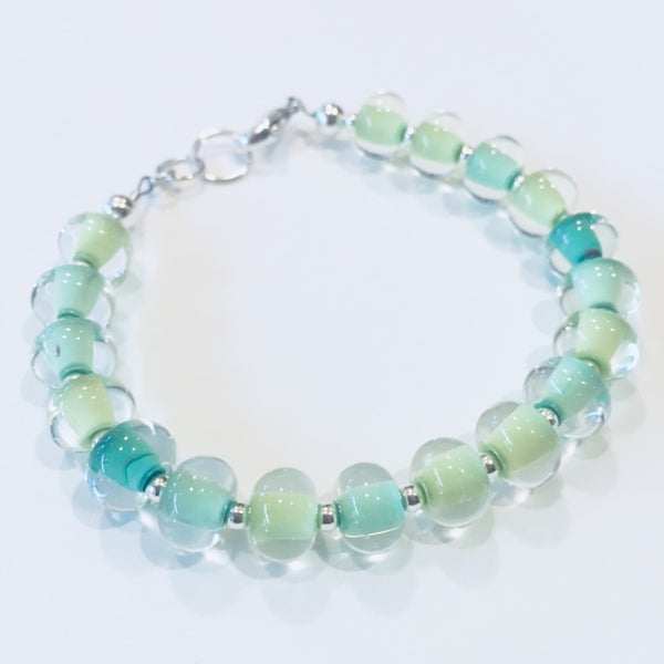 Glass Pearl Bracelets - Solid Colors