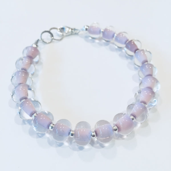 Glass Pearl Bracelets - Solid Colors