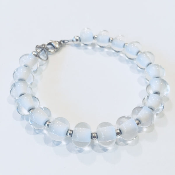 Glass Pearl Bracelets - Solid Colors