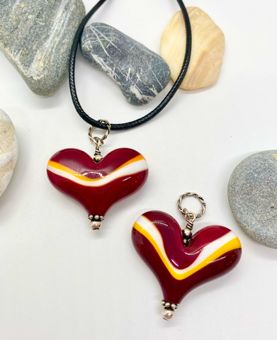 Retro Chiefs Heart - Red