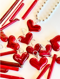 Recycled Red Hearts