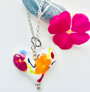 Colorful Floral Hearts