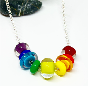 Rainbow Lifesaver Necklace