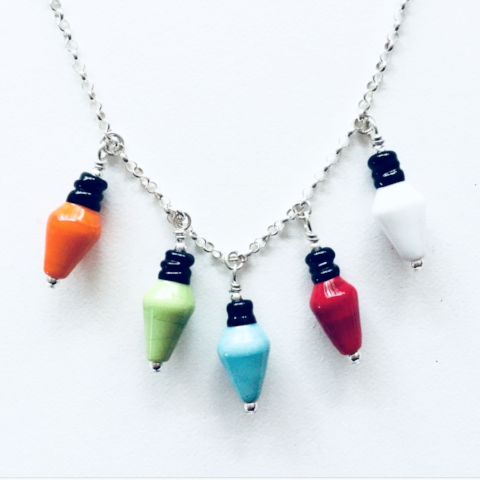 Christmas Light Necklace