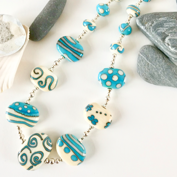 Flat Beads Jewelry Making