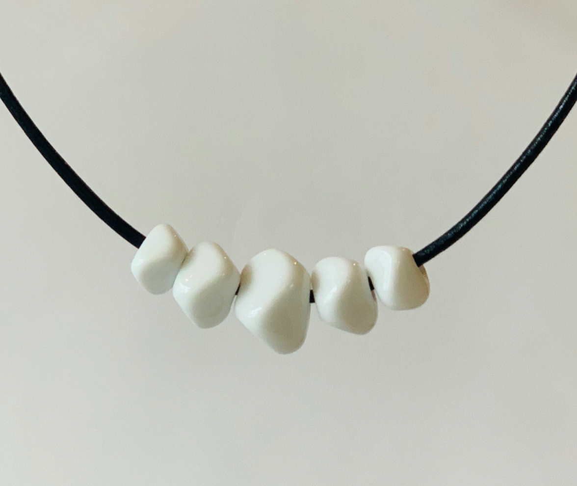 Graduated Geo Floating Necklace