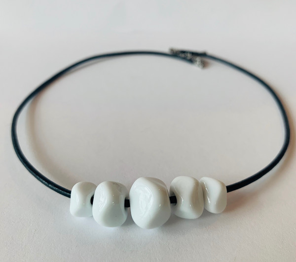 Graduated Geo Floating Necklace