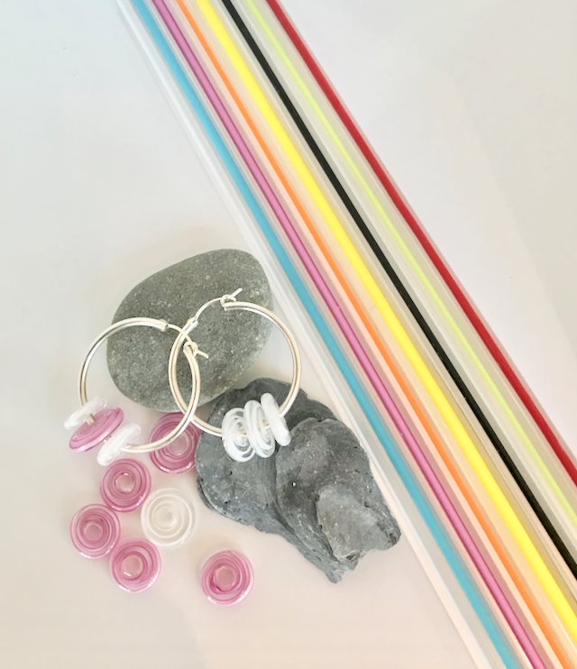SALE Additional Beads - "The Jessica" Hoop Earrings