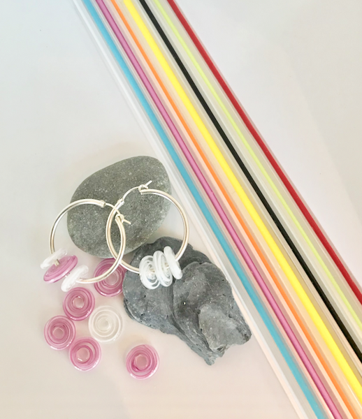 SALE Additional Beads - "The Jessica" Hoop Earrings