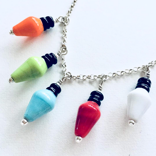 Christmas Light Necklace