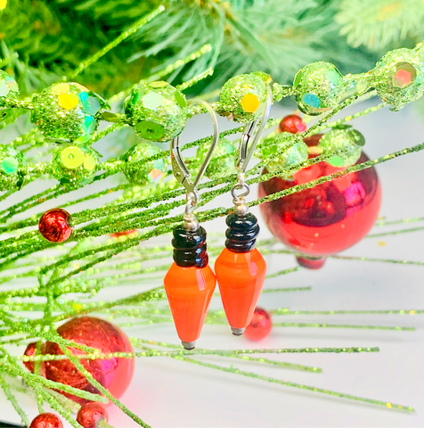 Christmas Light Earrings