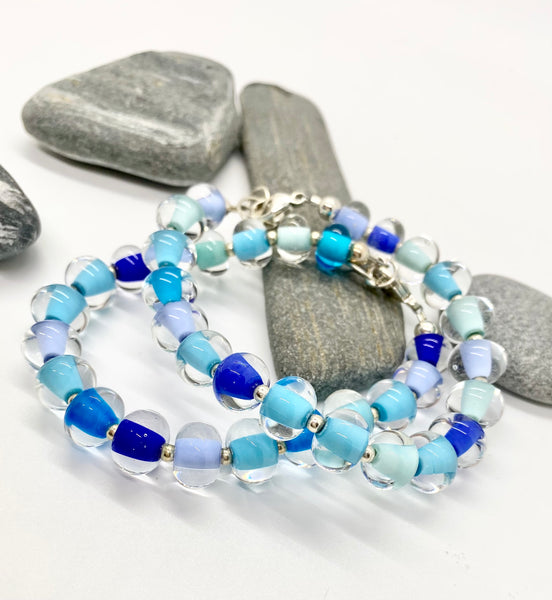 Glass Pearl Bracelets - Solid Colors