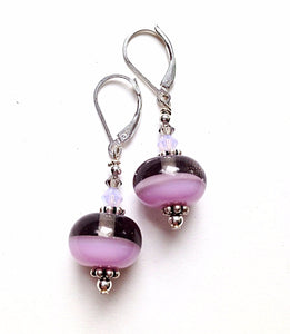 Colorblock Grey Earrings